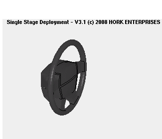 [ Driver Airbag Single Stage Deployment ]
