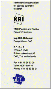 [ Composites Research Engineer business card ]