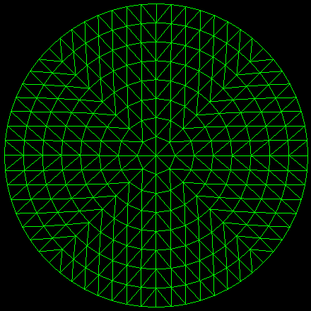 [ Driver airbag FE mesh ]